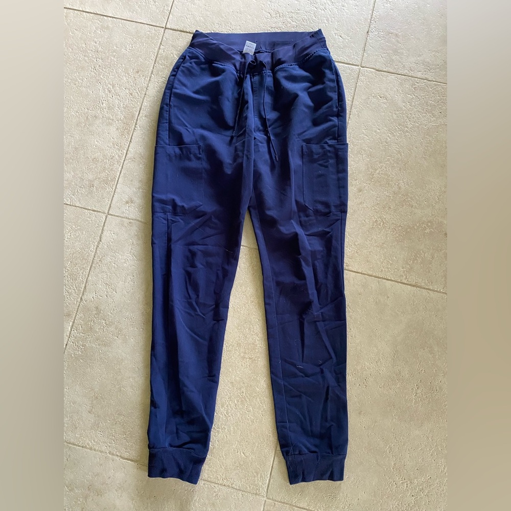 Mandala scrub bottoms XS/T navy